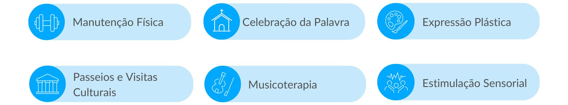 Atividades disponíveis nos Lares de Idosos da Rede Lares Online em Almada