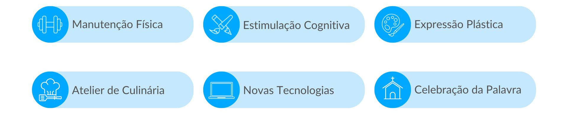 Atividades disponíveis nos lares de idosos da Rede Lares Online em Paredes