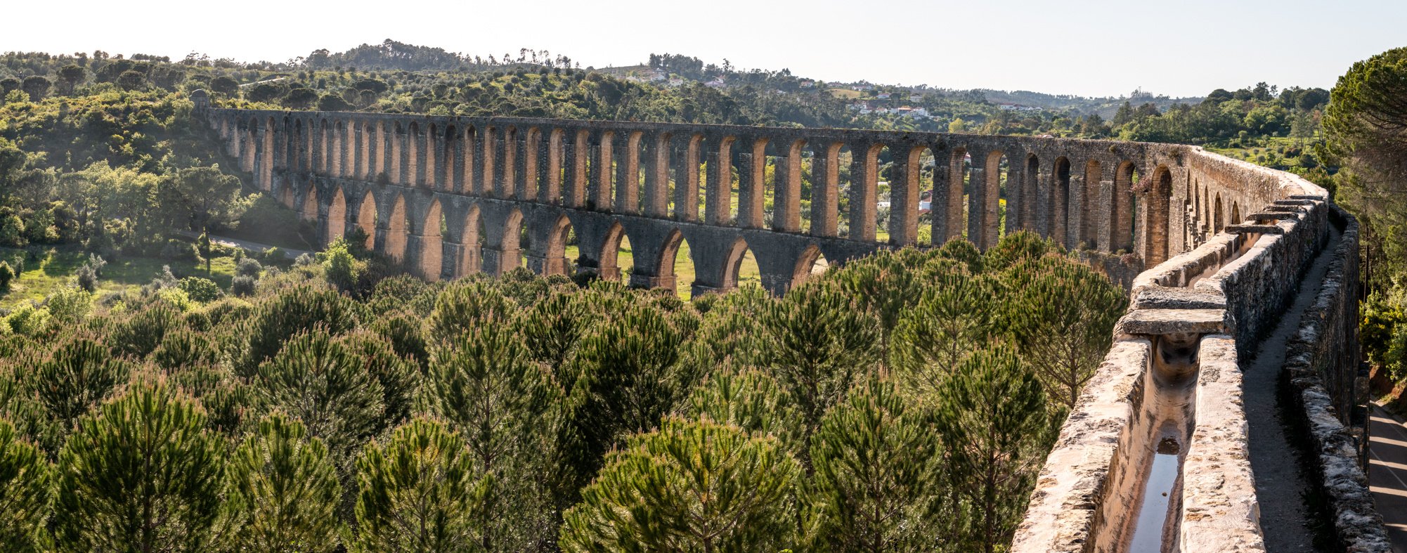 Aqueduto do Convento de Cristo - Troço Pegões Altos, em Tomar