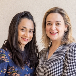 Lara Fernandes e Adriana Silva